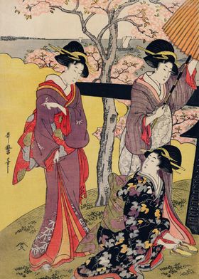 Japanese women by Kitagawa