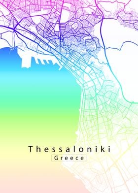 Thessaloniki City Map