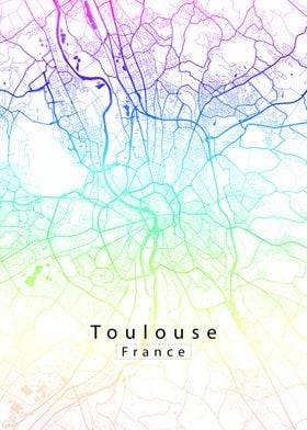 Toulouse City Map