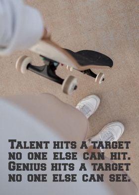 Talent hits a target no on