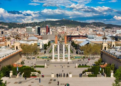 Barcelona Spain City View