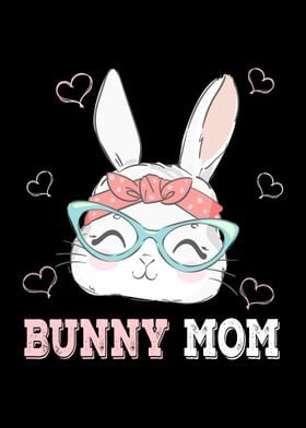 Bunny Mom Bandana Easter