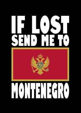 Montenegro Flag Saying