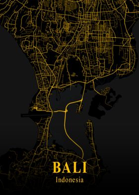 Bali Gold City Map