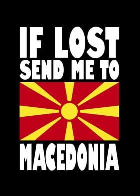 Macedonia Flag Saying