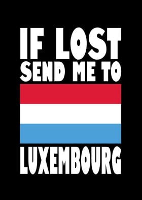 Luxembourg Flag Saying