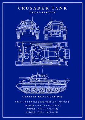 Crusader Tank Blueprint