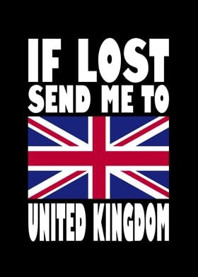 UK Flag Saying United