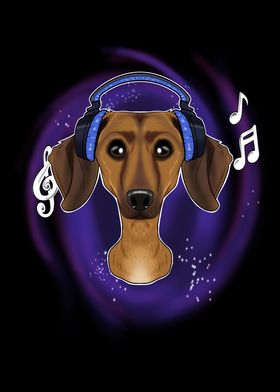 Music Lover I Dachshund