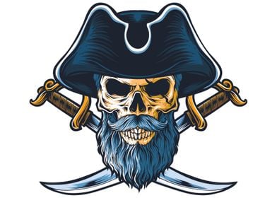 Skull Head Pirate