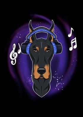 Music Lover I Doberman