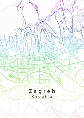 Zagreb City Map