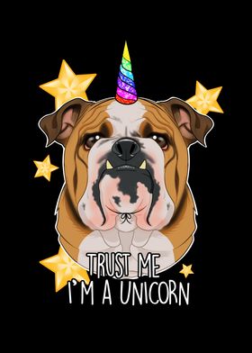 English Bulldog Unicorn