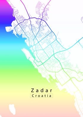 Zadar City Map