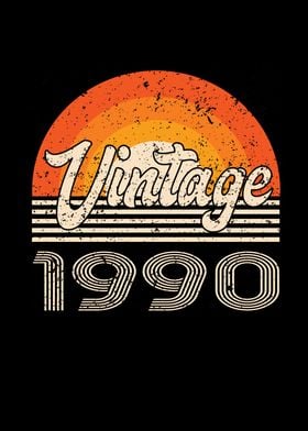 Vintage 1990 Birthday