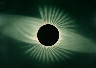 Total eclipse drawing