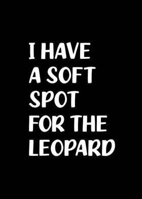 Soft spot for the leopard