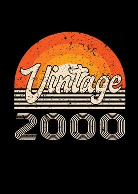 Vintage 2000 Birthday