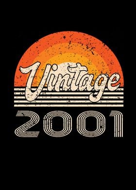 Vintage 2001 Birthday