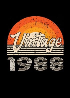 Vintage 1988 Birthday