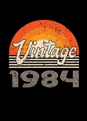 Vintage 1984 Birthday