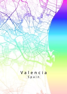 Valencia City Map