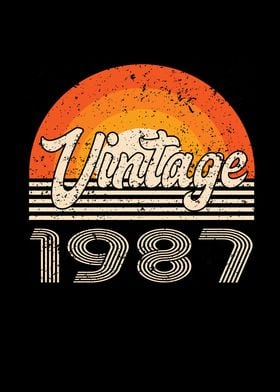 Vintage 1987 Birthday