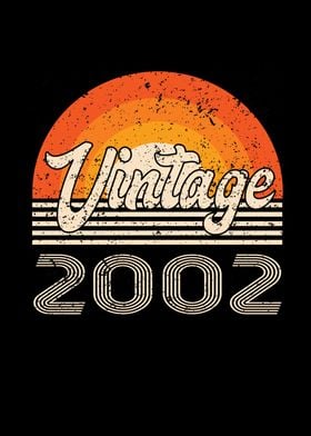 Vintage 2002 Birthday