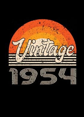 Vintage 1954 Birthday