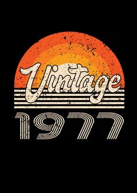 Vintage 1977 Birthday