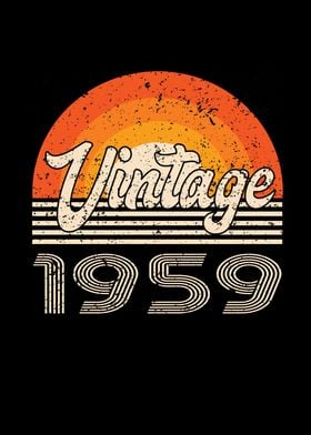 Vintage 1959 Birthday