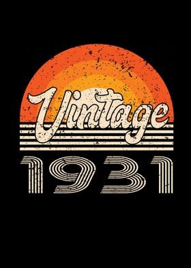 Vintage 1931 Birthday