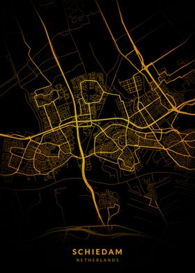 Schiedam City Map