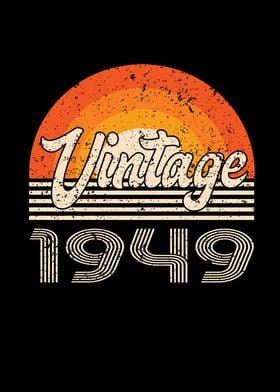 Vintage 1949 Birthday