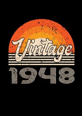 Vintage 1948 Birthday