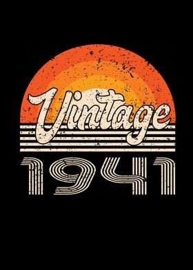 Vintage 1941 Birthday