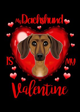 Dachshund Valentines Day