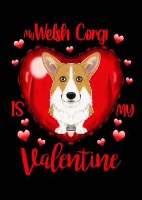 Welsh Corgi Valentines Day