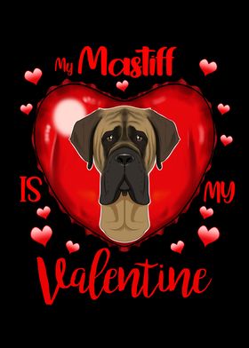 Mastiff Valentines Day