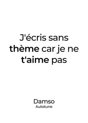 Damso Poster