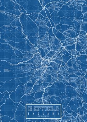 Sheffield Map Blueprint