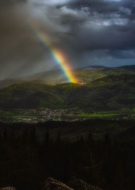 Mountain rainbow