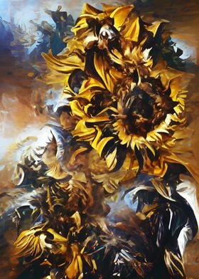 Sunflower Blossoms