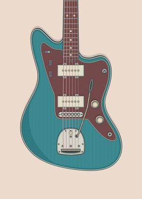 Ocean Turquoise JM Guitar