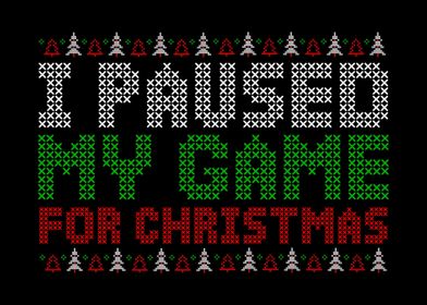 Paused Game Christmas Xmas