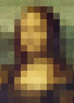 Pixel of Monalisa