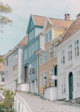 Pastel Bergen Norway