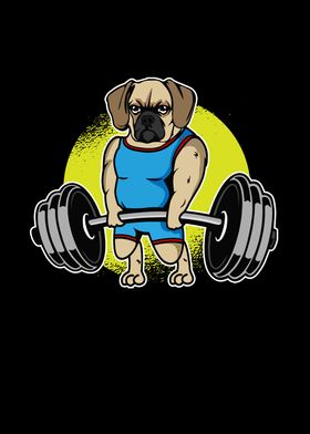 Puggle Weightlifting I