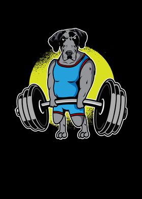 Great Dane Weightlifting I