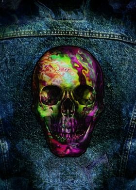 Poison Sk8r Skull